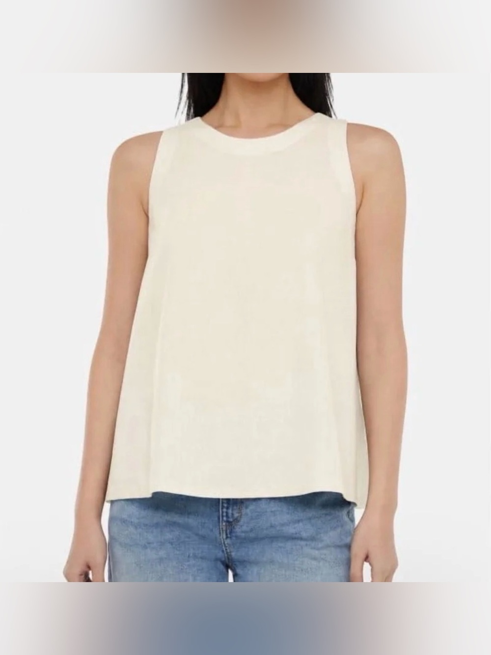 Banana Republic Women's Linen Blend Sleeveless Top